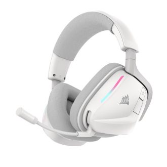   CORSAIR Vezeték Nélküli Headset, VOID v2 Wireless Gaming Headset, Dolby Atmos, fehér
