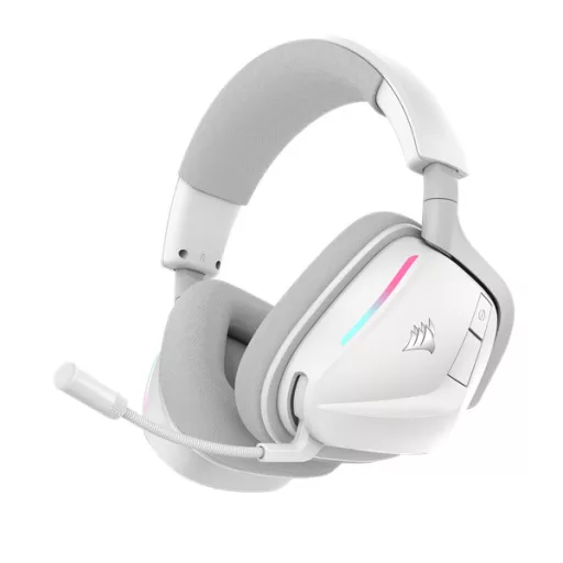 CORSAIR Vezeték Nélküli Headset, VOID v2 Wireless Gaming Headset, Dolby Atmos, fehér