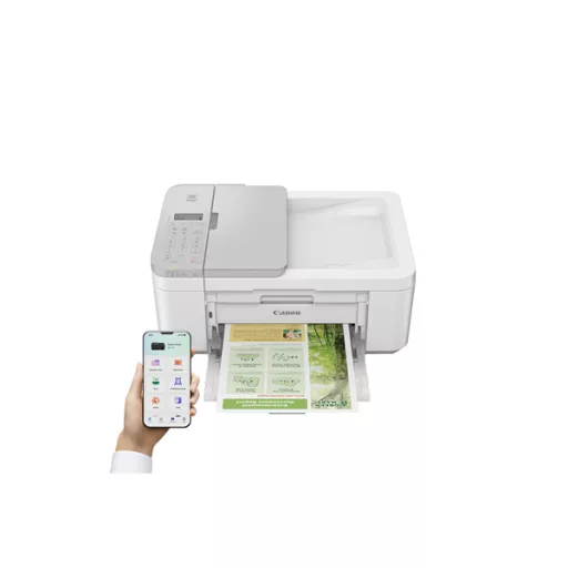 CANON Tintasugaras MFP 4in1 PIXMA TR4756i, A4, FF 8,8 k/p, SZ 4,4 k/p, 4800x1200dpi, duplex, USB/WiFi, ADF, White