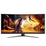   AOC Ívelt Gaming 180Hz Fast VA monitor 34" CU34G4, 3440x1440, 21:9, 300 cd/m2, 0.5 ms, HDMIx2/DisplayPort