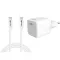 SANDBERG Hálózati töltő, USB-C 20W Charger+USB C - C1m