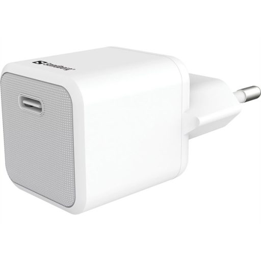 SANDBERG Hálózati töltő, USB-C 20W Charger+USB C - C1m
