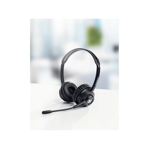 SANDBERG Headset mikrofonnal, Wireless Headset ANC+ENC