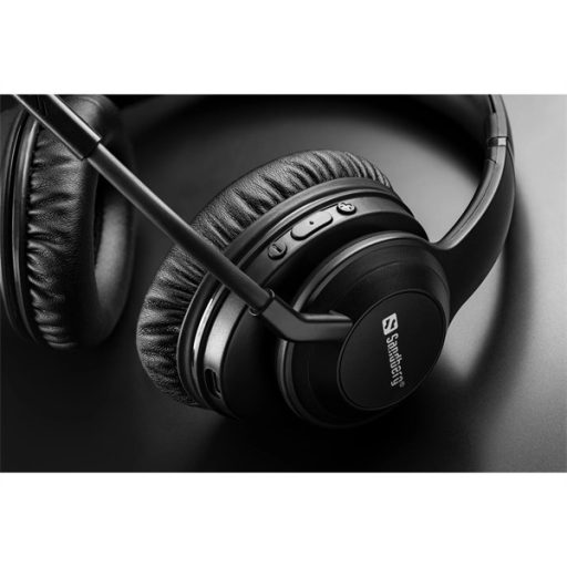 SANDBERG Headset mikrofonnal, Wireless Headset ANC+ENC Pro