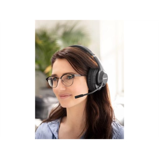 SANDBERG Headset mikrofonnal, Wireless Headset ANC+ENC Pro