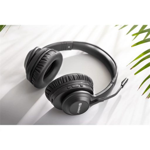 SANDBERG Headset mikrofonnal, Wireless Headset ANC+ENC Pro
