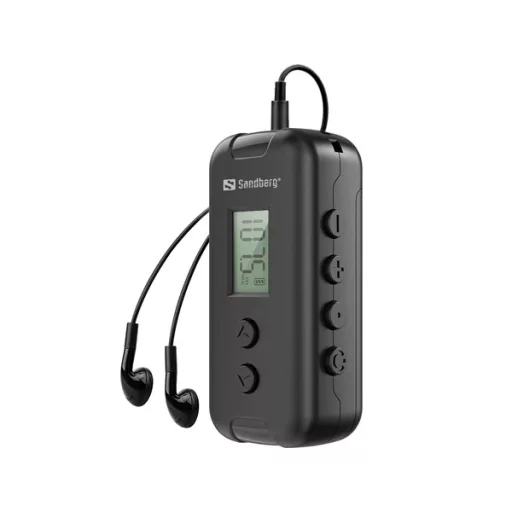 SANDBERG Rádió, Pocket Radio FM for AAA battery