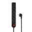 Nedis ESOC630F2BK 6 aljzatos kapcsolós (6-os) elosztó, 3 m, 3680 W, 16 A