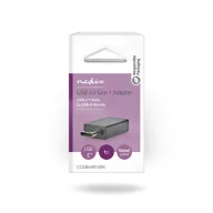   Nedis CCGB64915BK USB-C - USB-A adapter, USB C dugó - USB A aljzat, 5 Gbps, OTG