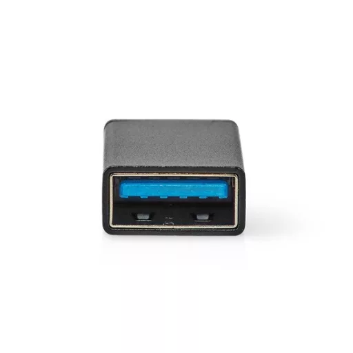 Nedis CCGB64915BK USB-C - USB-A adapter, USB C dugó - USB A aljzat, 5 Gbps, OTG