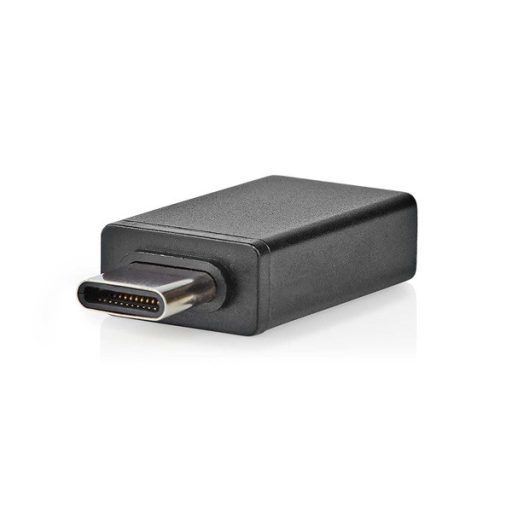 Nedis CCGB64915BK USB-C - USB-A adapter, USB C dugó - USB A aljzat, 5 Gbps, OTG
