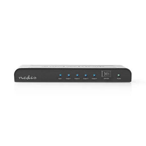 Nedis VSPL3474AT HDMI splitter, 1 x HDMI be - 4 x HDMI ki, 4K@60Hz