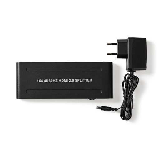 Nedis VSPL3474AT HDMI splitter, 1 x HDMI be - 4 x HDMI ki, 4K@60Hz