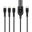COLORWAY Kábel Type-C CW-CBPDU3060-BK, 3B1 (Lightning+MicroUSB+Type-C) 3.0A (PD60W adatok) 1.2 fekete