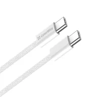   COLORWAY Kábel Type-C CW-CBPDCC061-GR, fonott pamut, PD Fast Charging 60W, 3,0A 1M szürke