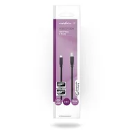   Nedis CCGB60650BK20 USB-C dugó - USB- B dugó (USB C - USB B) kábel, 480 Mbps, 2m