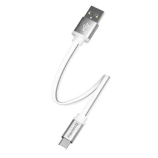 COLORWAY Kábel, USB dugasz Type-C CW-CBUC001-WH, dugó, 25 CM fehér