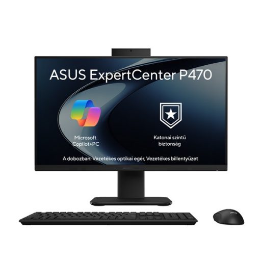 ASUS COM AIO ExpertCenter P470VAK-BPE0610 27" FHD, i5-13420H, 16GB, 512GB M.2, INT, NOOS, Fekete