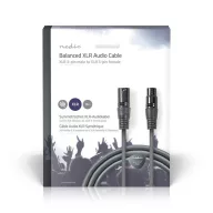   Nedis COTG15010GY150 balanced/szimmetrikus  XLR 3 tűs dugó | XLR 3 tűs aljzat, 15m