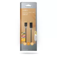   Nedis CCBW37100AT20 displayport dugó -  HDMI dugó kábel, 4K@30Hz, aranyozott, 2 m