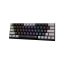 WHITE SHARK WAKIZASHI-2/B-G/R-HU, GK-002113V2/B-G/R-HU fekete/szürke magyar, mechanikus gamer billentyűzet, piros kapcs.