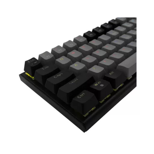 WHITE SHARK WAKIZASHI-2/G-B/R-HU, GK-002713V2/G-B/R-HU szürke/fekete, magyar, mechanikus gamer billentyűzet