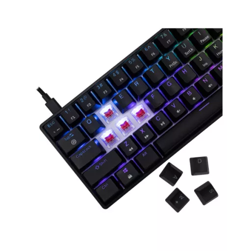 WHITE SHARK GK-004111B/R-US SHINOBI-2/B-R-US mech. bill. 61 piros gomb,fekete,angol