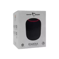   WHITE SHARK GBT-619B IDAKKA-B BLUETOOTH HANGSZÓRÓ 2x5W, TWS, fekete, 2400mA