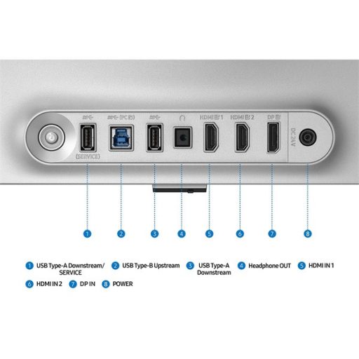 SAMSUNG Gaming 240Hz OLED monitor 27" G8, 3840x2160, 16:9, 250cd/m2, 0.03ms, HDMI/DisplayPort/USB,Pivot