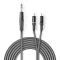 Nedis COTH23300GY15 félprofi XLR audio kábel, 6,35mm sztereo jack dugó - 2x RCA dugó, 1,5m