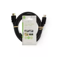   Nedis CVGL35000BK20 ultra HDMI 2.1 kábel, 8K@60Hz, 48 Gbps, 2 m