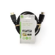   Nedis CVGL35000BK10 ultra HDMI 2.1 kábel, 8K@60Hz, 48 Gbps, 1 m