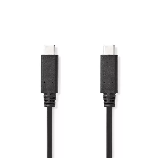 Nedis CCGL64750BK10 USB C - USB-C kábel, USB3.2 Gen 2, 240W, 20 Gbps, 1m, (USB3.1, USB3.0, USB2.0)