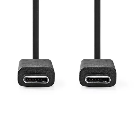 Nedis CCGL64750BK10 USB C - USB-C kábel, USB3.2 Gen 2, 240W, 20 Gbps, 1m, (USB3.1, USB3.0, USB2.0)