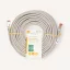 Nedis CCGL85220GY200 UTP / FTP Cat6 patch kábel, RJ45 aranyozott érintkezők, 10/100/1000 Mbit/s, hossz 20m