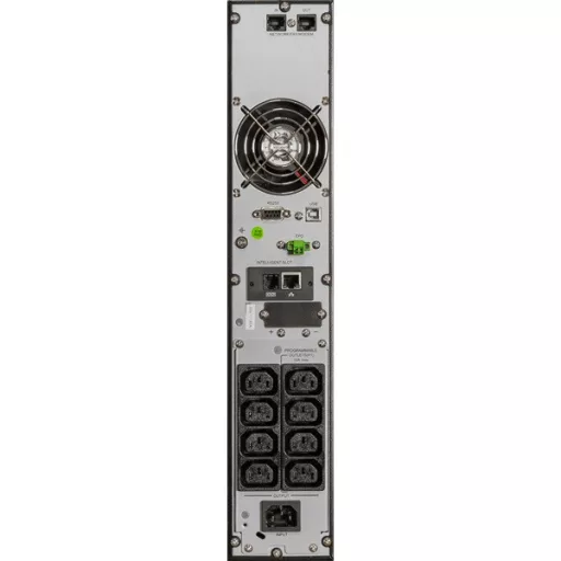 iPOWER UPS, 2000VA, 2000W, 8x IEC C13, SNMP/USB/RS-232, szünetmentes tápegység, LCD kijelző, AVR, online, Rack/Tower