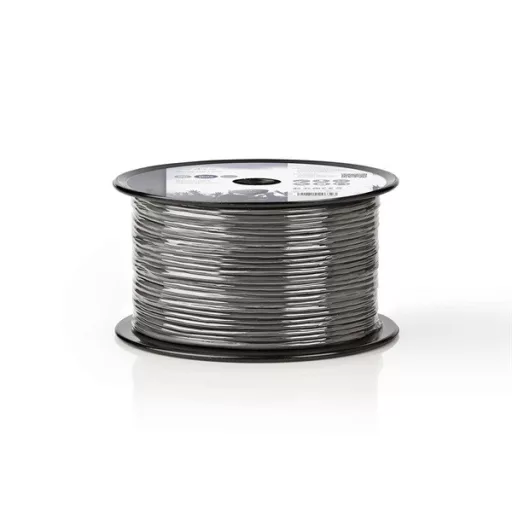 Nedis COTR15011GY100 mikrofon kábel 2 x 0,12 mm2 | Réz | 100 m