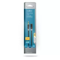   Nedis CABW22050AT20 sztereo audió kábel 3,5mm sztereo jack dugó - 3,5mm sztereo jack aljzat,  2 m