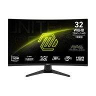   MSI Monitor GAMING MAG 321CQF E18 31,5" Ívelt Rapid VA WQHD 2560x1440, 16:9 180Hz 0,5ms 3500:1, 2x HDMI, DP, USB-C