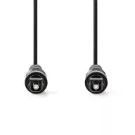   Nedis CAGL25000BK50 optikai audio kábel, TosLink dugó, hossz 5m