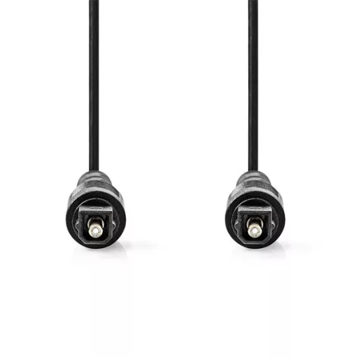 Nedis CAGL25000BK50 optikai audio kábel, TosLink dugó, hossz 5m