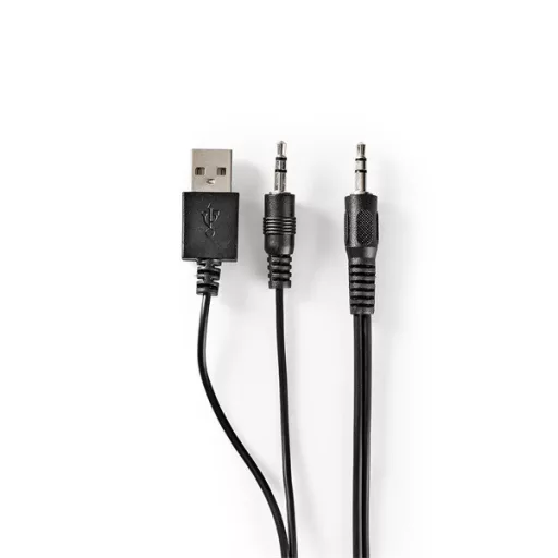 Nedis CSPR10021BK PC (hangfal) hangszóró 2.1, 33 W, 3,5mm sztereo jack