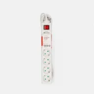   Nedis ESOC630F2WT 6 aljzatos kapcsolós (6-os) elosztó, 3 m, 3680 W, 16 A