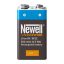NEWELL 9V - os akkumulátor, USB-C port, 500 mAh, 6F22, USB-A/USB-C kábel tartozék, 40 hónap garancia, 1200 töltés