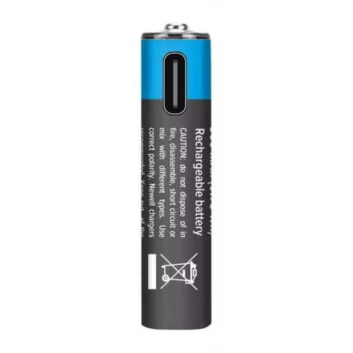 NEWELL USB-C 500  mikro elem akkumulátor, R3, AAA,  1,5 V, tartozék USB-A / USB-C kábel, 40 hónap garancia