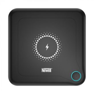   NEWELL GP12 vezeték powerbank, 24.000 mAh, 8 adapter, LED kijelző, vezeték nélküli töltés,