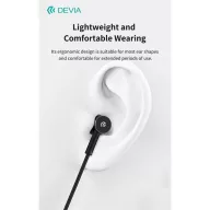   Devia Smart Series M2 Metal In-Ear sztereó fülhallgató - USB-C (Type-C), fekete