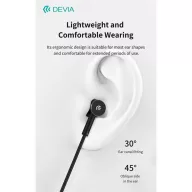   Devia Smart Series M1 Metal In-Ear sztereó fülhallgató - USB-C (Type-C), ezüst