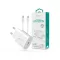 Devia hálózati töltő adapter Type-C bemenettel + Type-C - Type-C adatkábel - 25W- Devia Smart Series PD Quick Charger