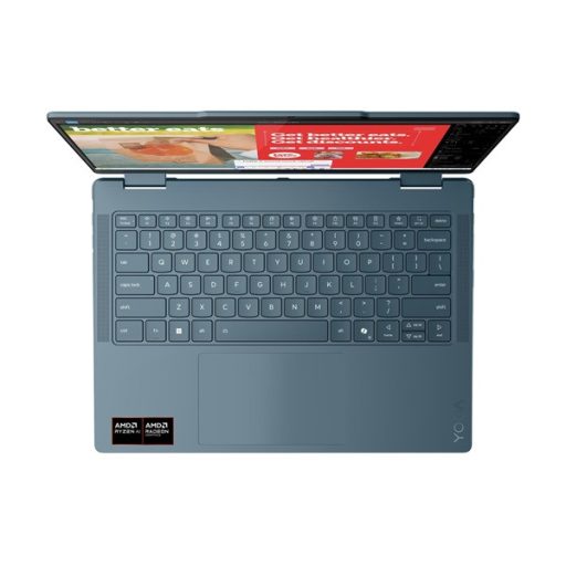 LENOVO Yoga 7 2-in-1 14AKP10, 14.0" WUXGA Touch, AMD Ryzen AI 5 340, 16GB, 512GB SSD, NoOS, Tidal Teal, PEN